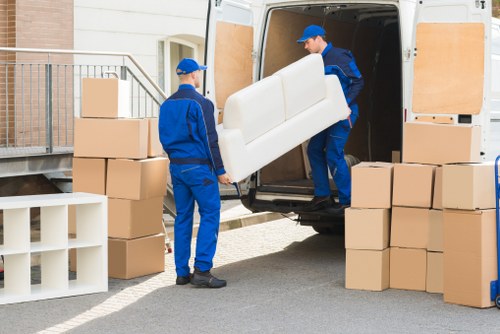 Local removals team supporting a move in Cheam