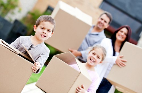 Local removal van service supporting a flat move in Cheam
