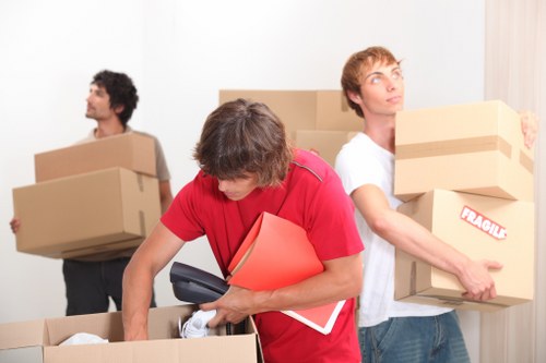 Professional packing and loading for a home move in Cheam