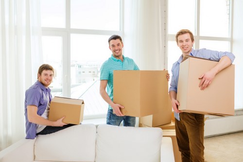 Safe and organised moving process by a Cheam van service team