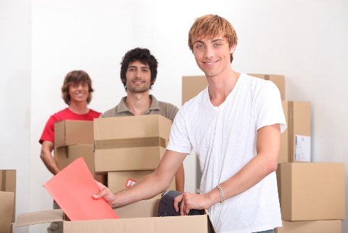 Packing and furniture handling during a move