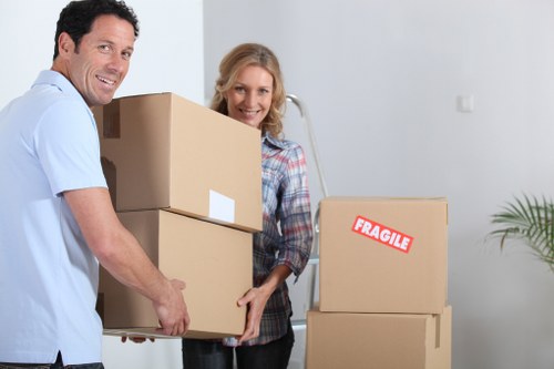 Charity donation collection from a Cheam house clearance